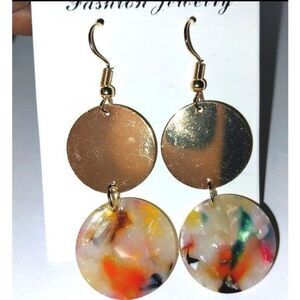 Trendy dangle Acrylic Resin Earrings